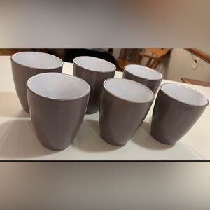 Food Network Taupe Mug Set